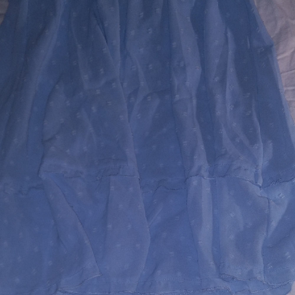 Light Blue Smocked Dress - Picture 5 of 6